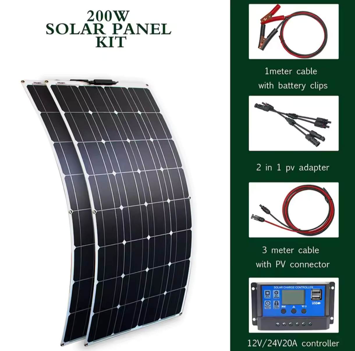 Panneau solaire Souple 100W