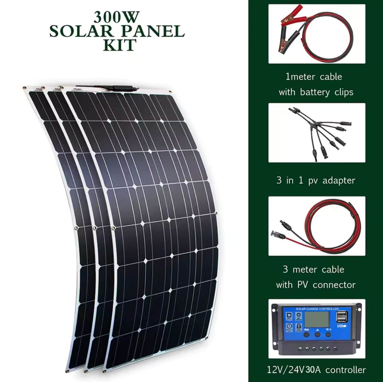 Panneau solaire Souple 100W